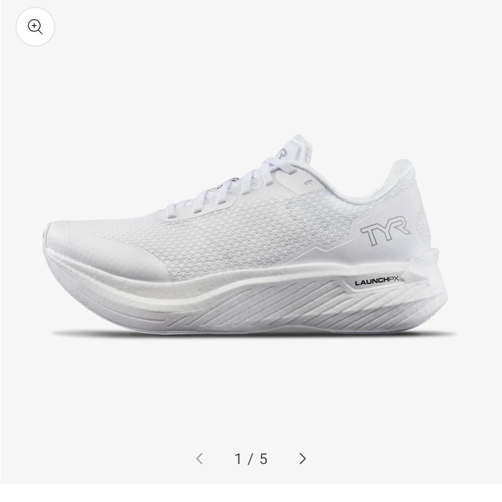 TYR Women's White Mesh Running Shoe - Launch PX